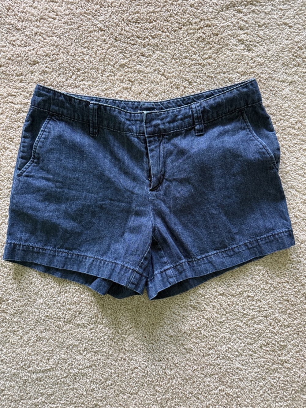 GAP Dark Blue Denim-Look Women's Shorts